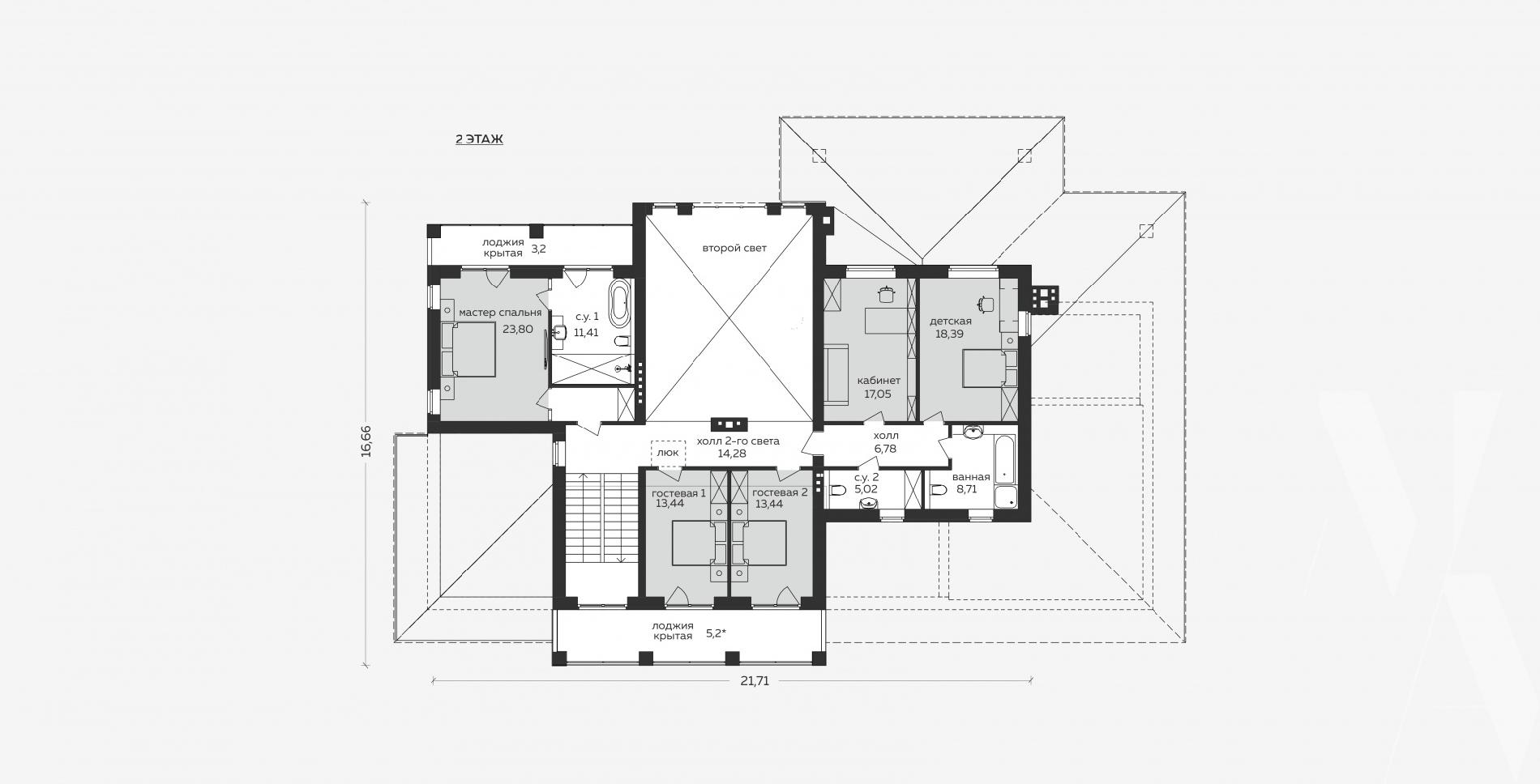 Планировка проекта дома №m-399 m_399_p (2).jpg